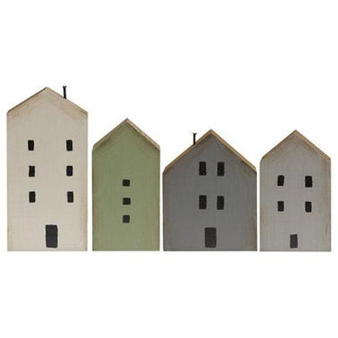 4 Set Primitive House Blocks - The Fox Decor
